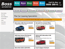 Tablet Screenshot of boss-automotive.co.uk